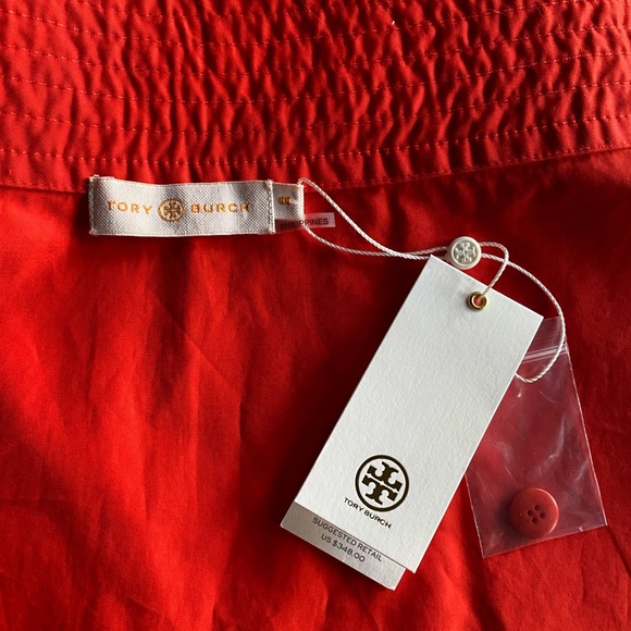 NWT Tory Burch wrap midi skirt red - Picture 6 of 7
